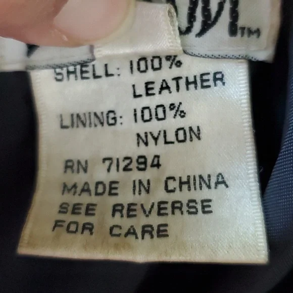 Star Cody Vintage Leather Biker / Motorcycle Jacket 90s Style! - Picture 3 of 4